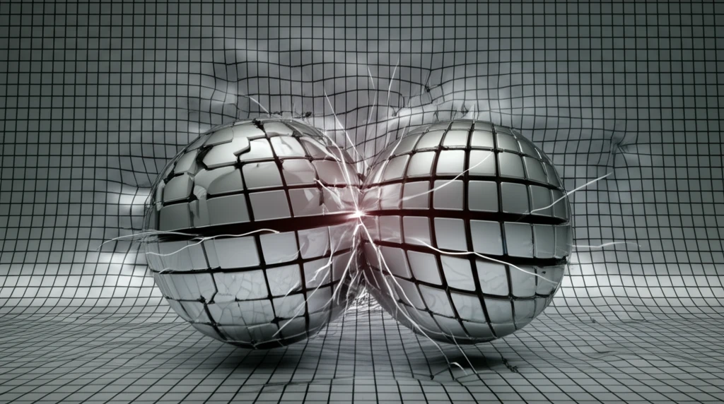 Contact stress between two spheres