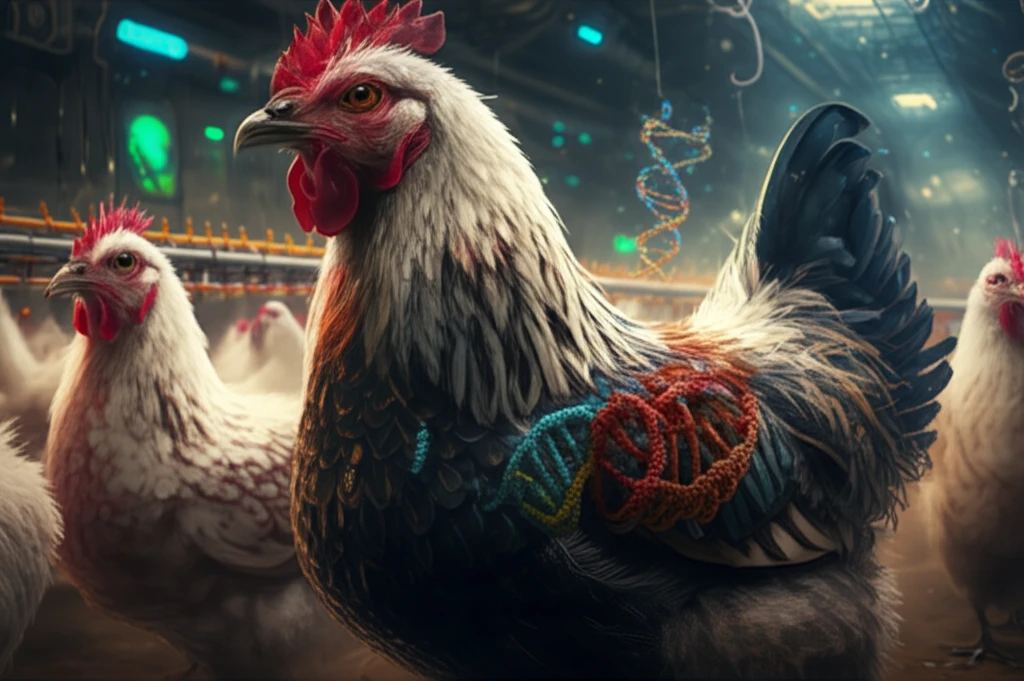 Gene-edited chicken resistant to avian leukosis virus