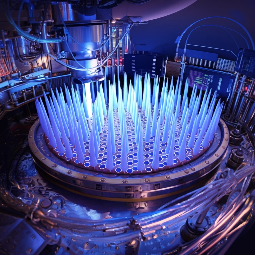 High-density GaAs nanowire array on silicon wafer