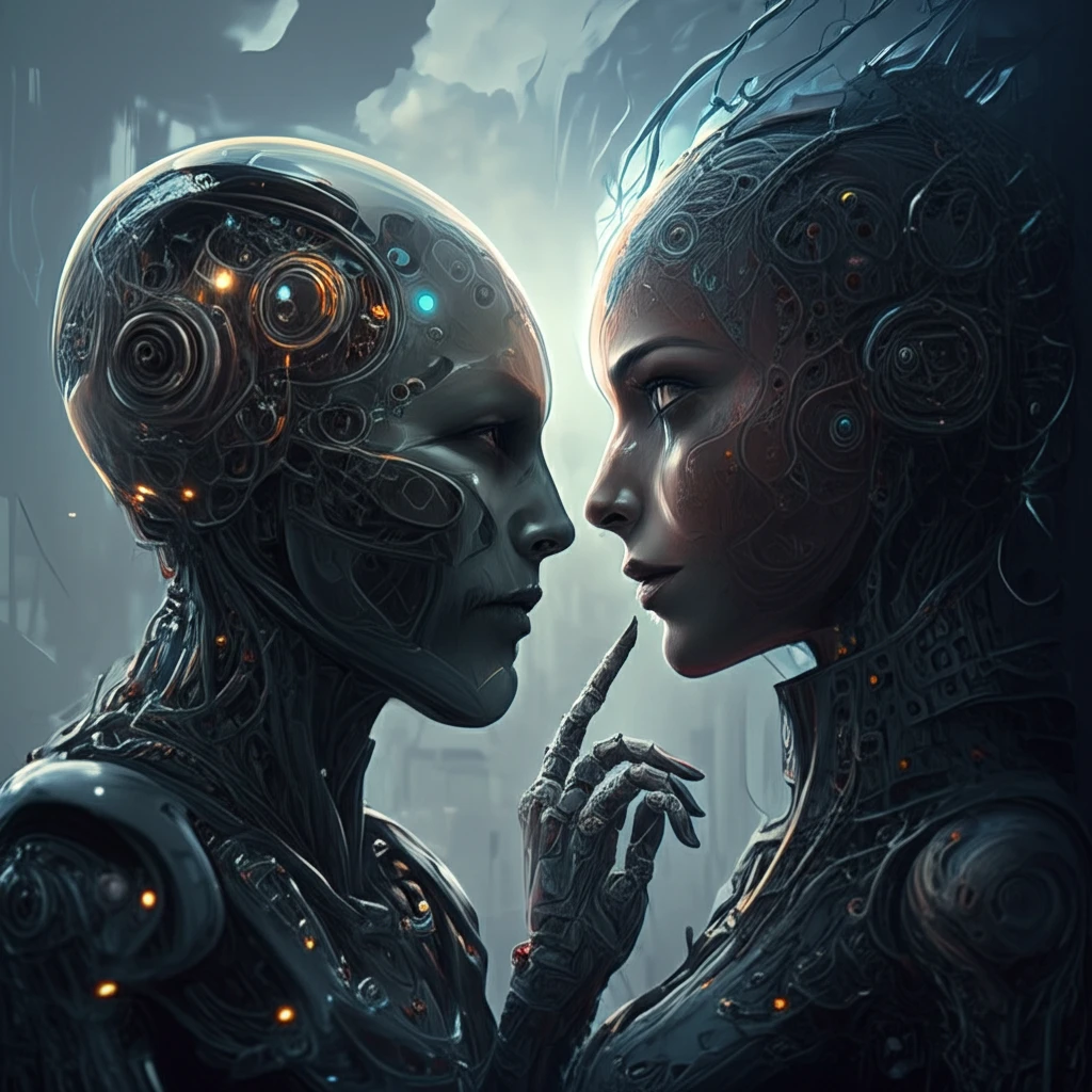 Robot interacting with human emotions