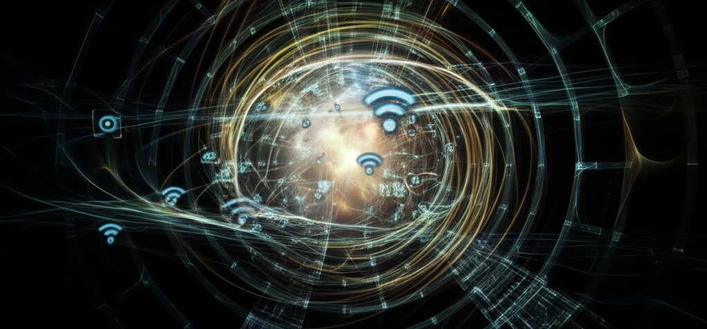 Wireless sensors inside a centrifuge providing real-time data.