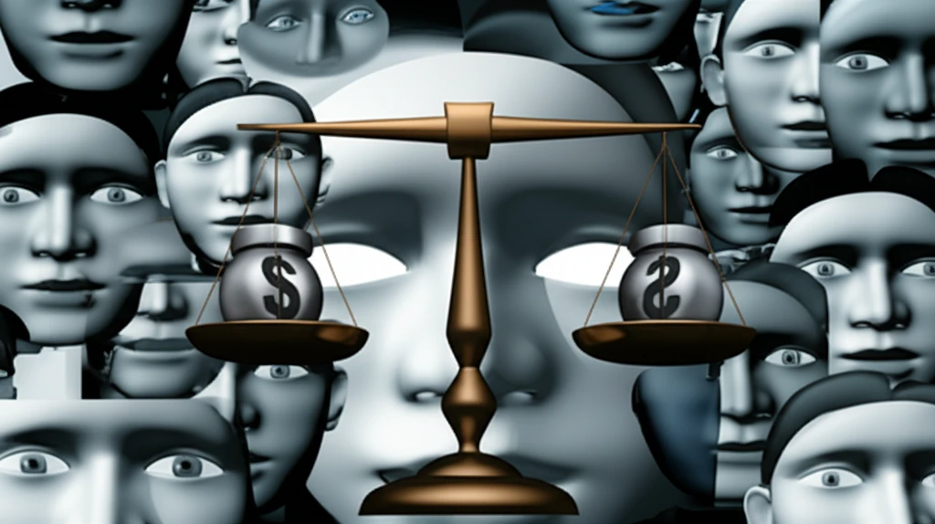Symbolic representation of the paradoxical nature of fairness with diverse perspectives.