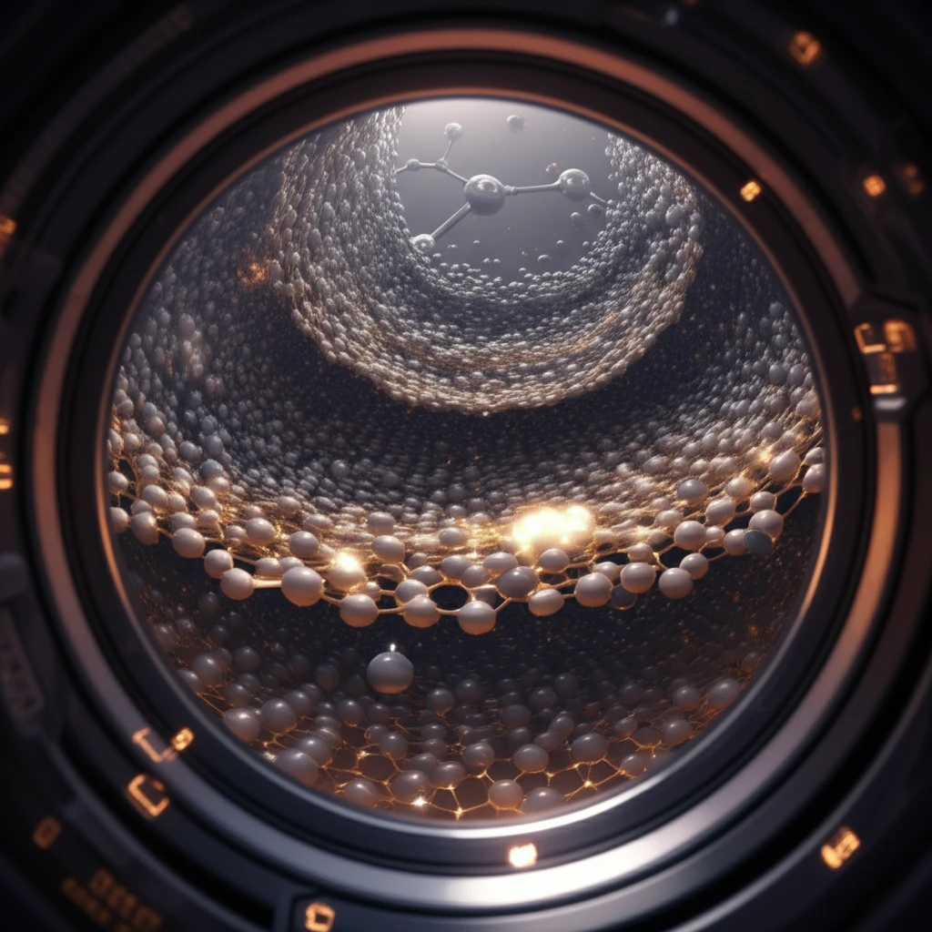 A surreal microscopic view of a 2D membrane circuit, highlighting interconnected molecular pathways.