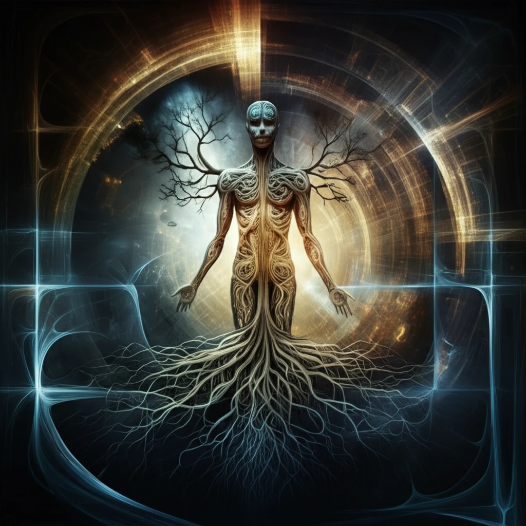 Illustration of the connection between mind and body
