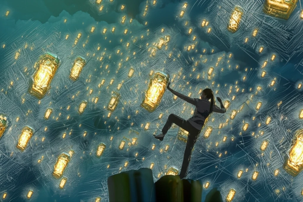 A person trapped in a web of social determinants of health.