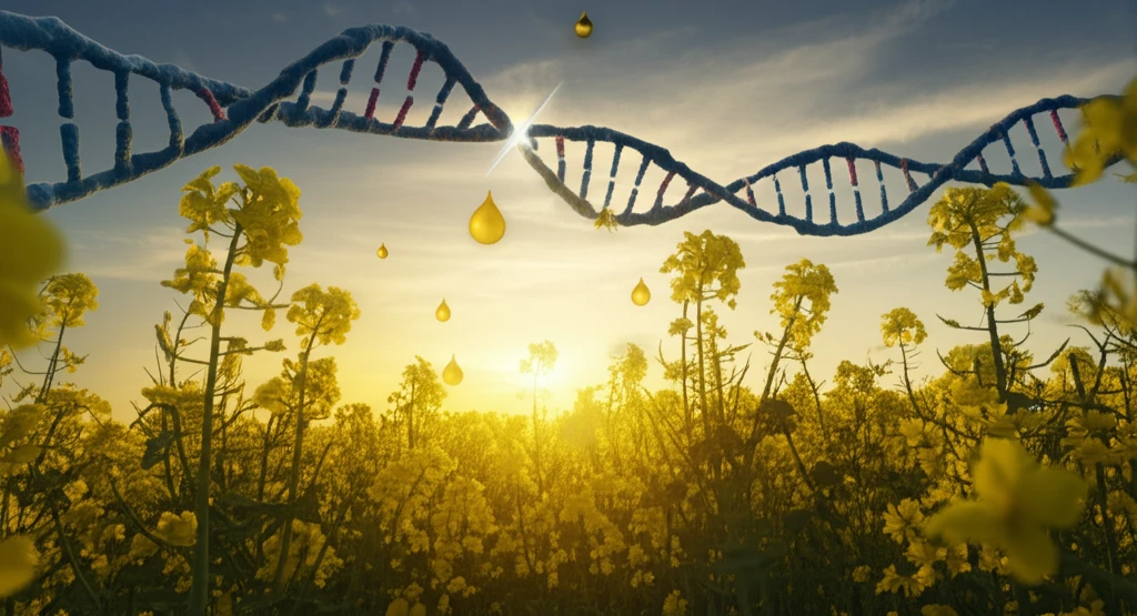 Canola field DNA and DGAT1 enzymes