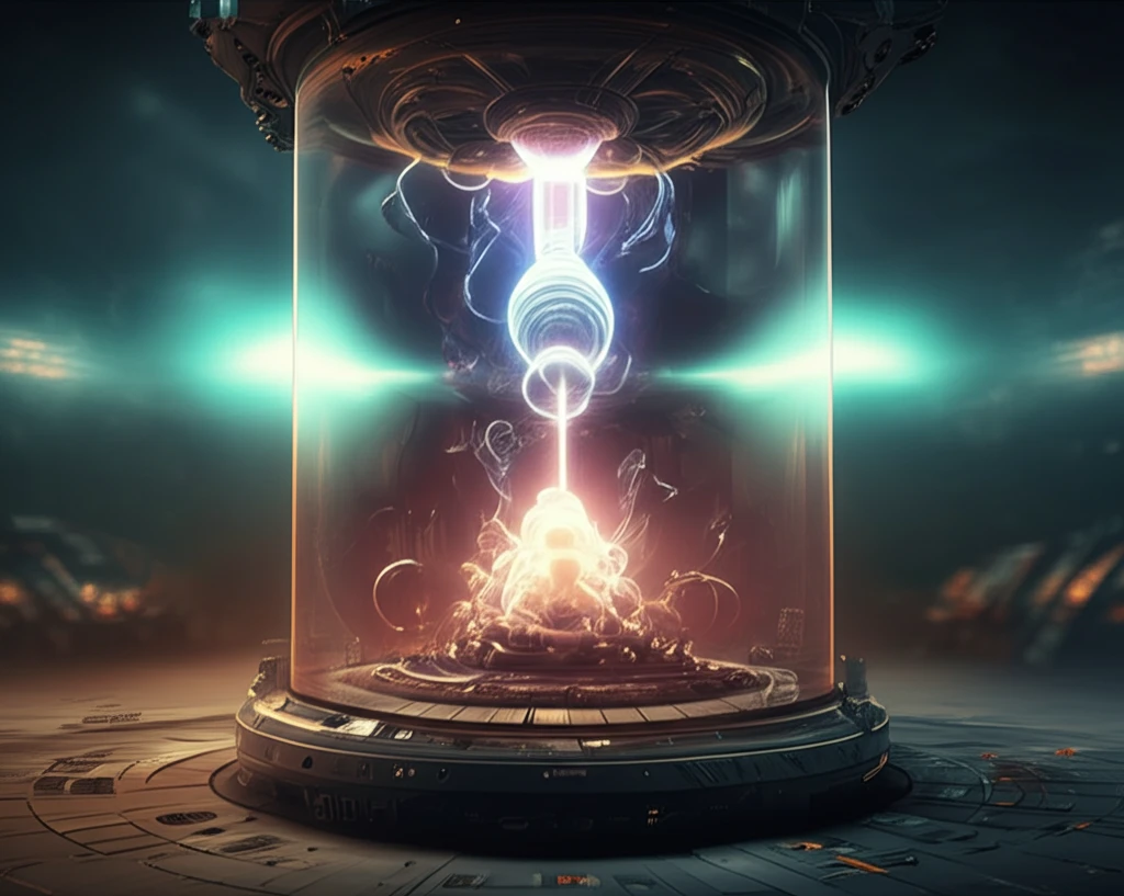 Controlled explosion within a geometric chamber