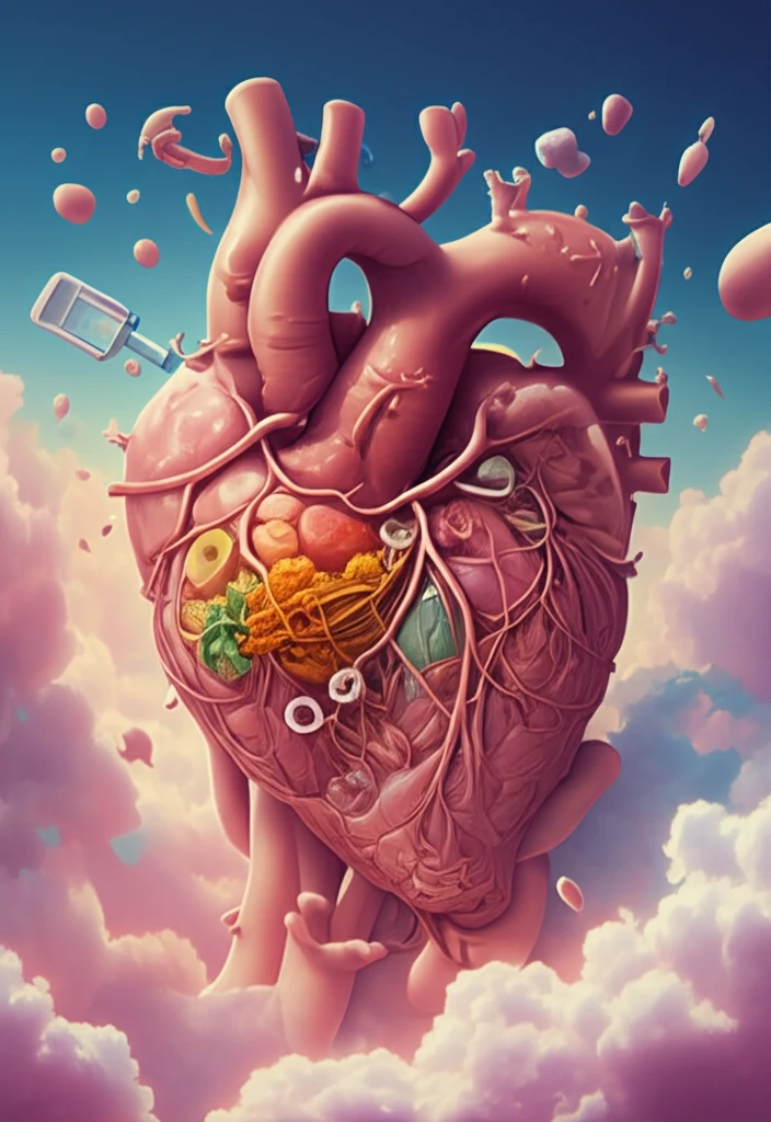 Illustration symbolizing nourishment and growth for children with heart defects