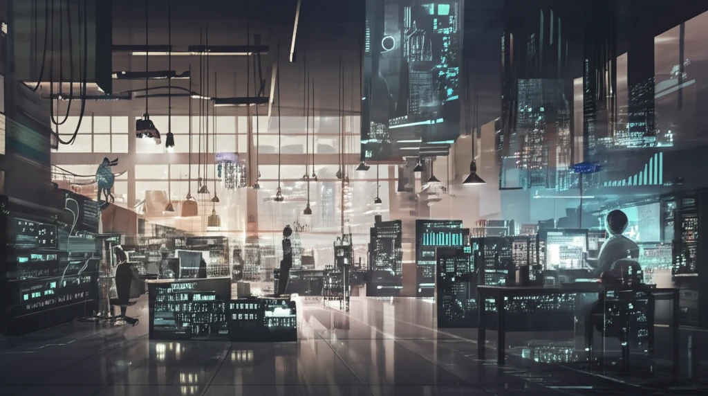 Integrated factory floor and collaborative office space reflecting S-BPM.