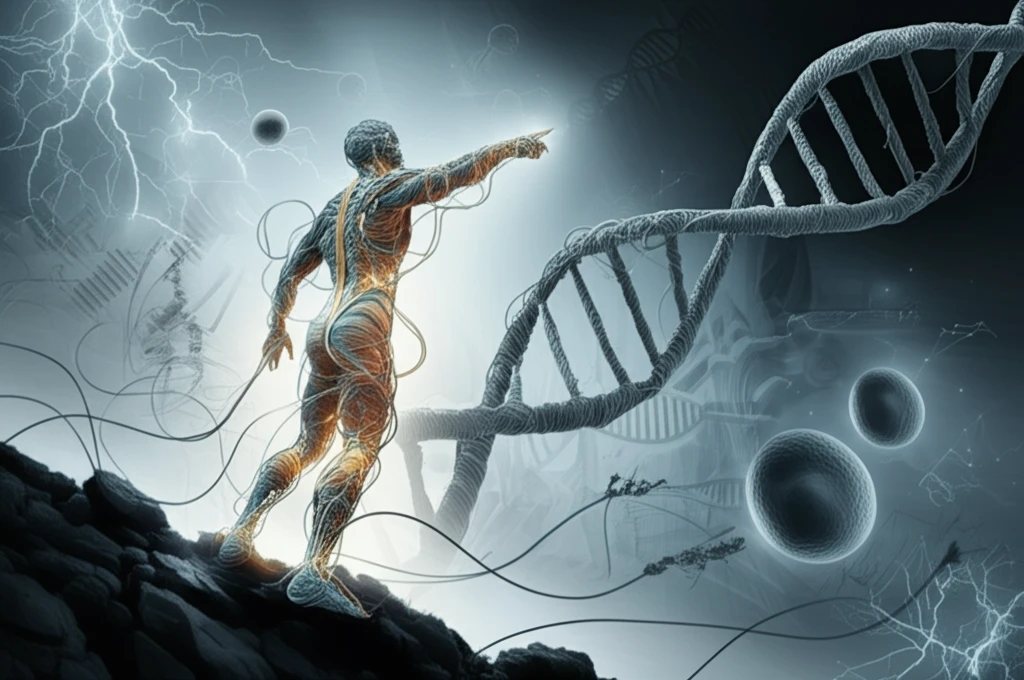 Person reaching for a glowing horizon, representing longevity and the GH-IGF-1 axis.