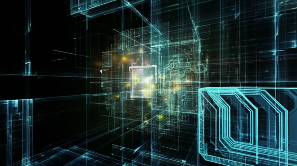 Complex machine with transparent data visualizations.