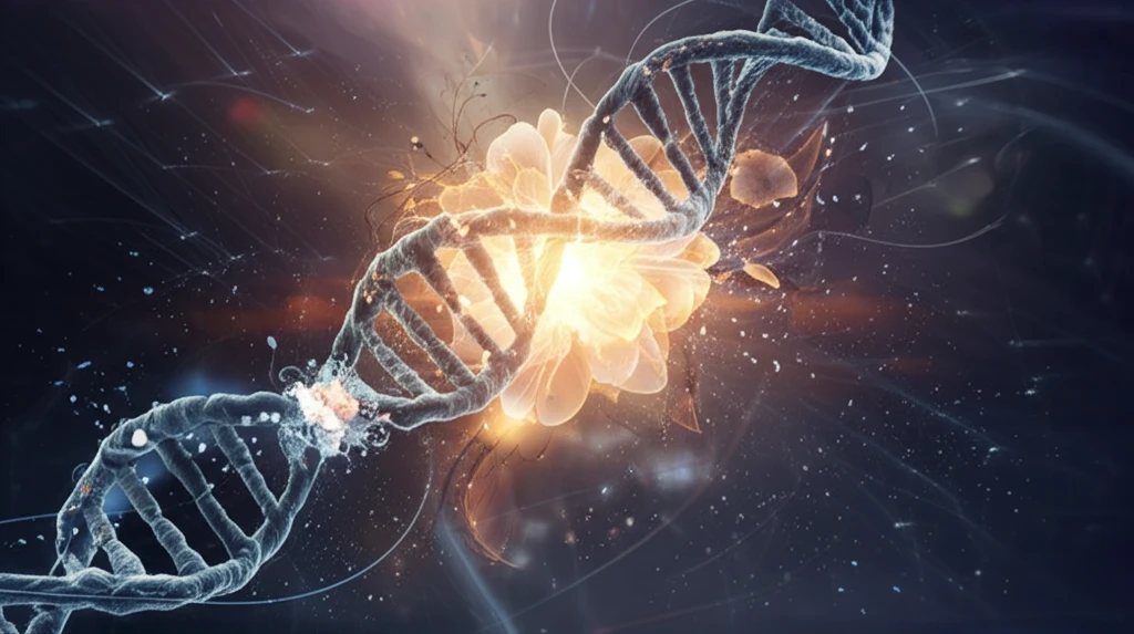 Genetic testing for breast cancer: A symbol of hope and personalized treatment.