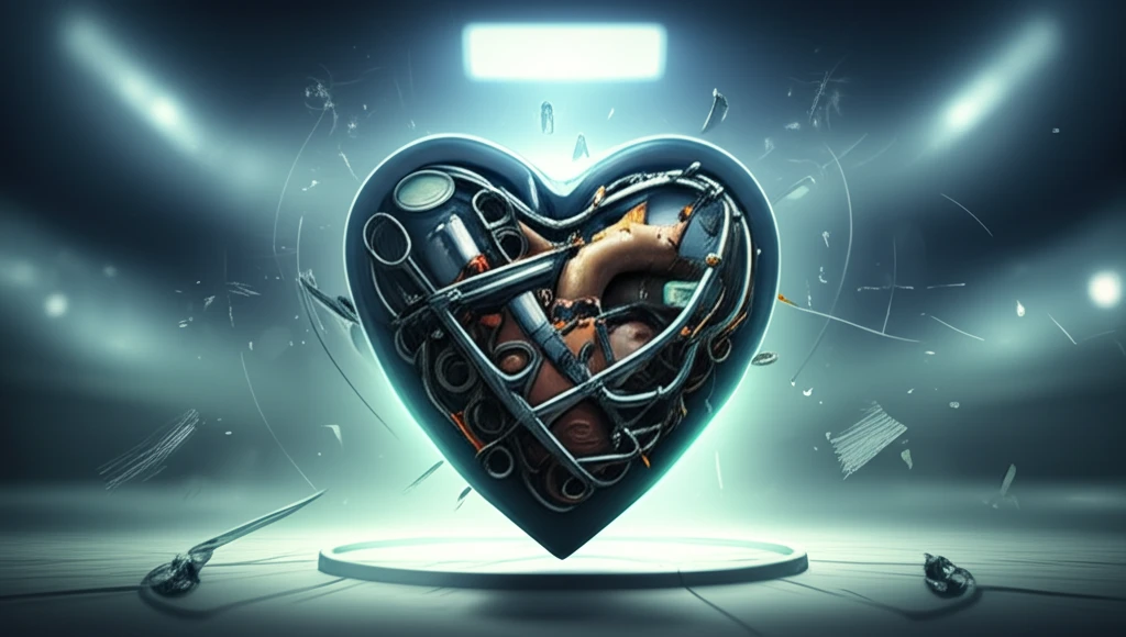 Heart surgery with protective barrier