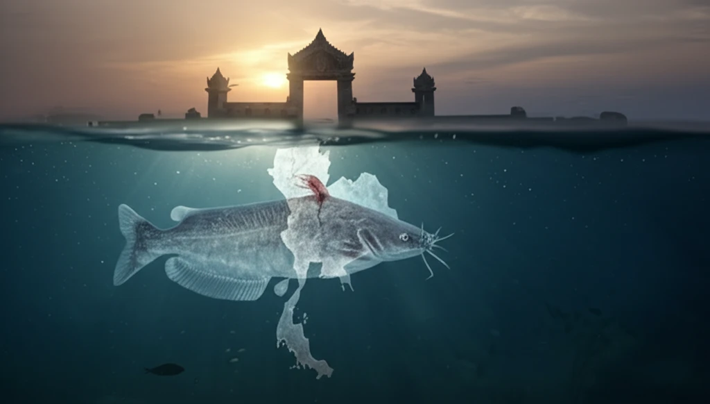 Whisker Sheatfish in Nong-Han Lake