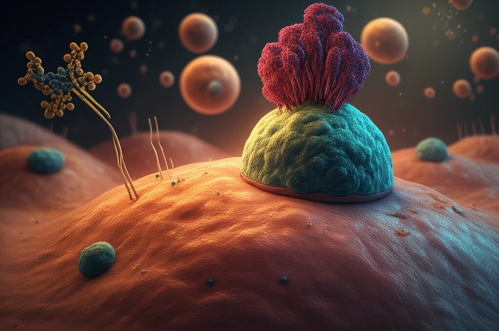 iNKT cells interacting with CD1d molecules and lipid antigens