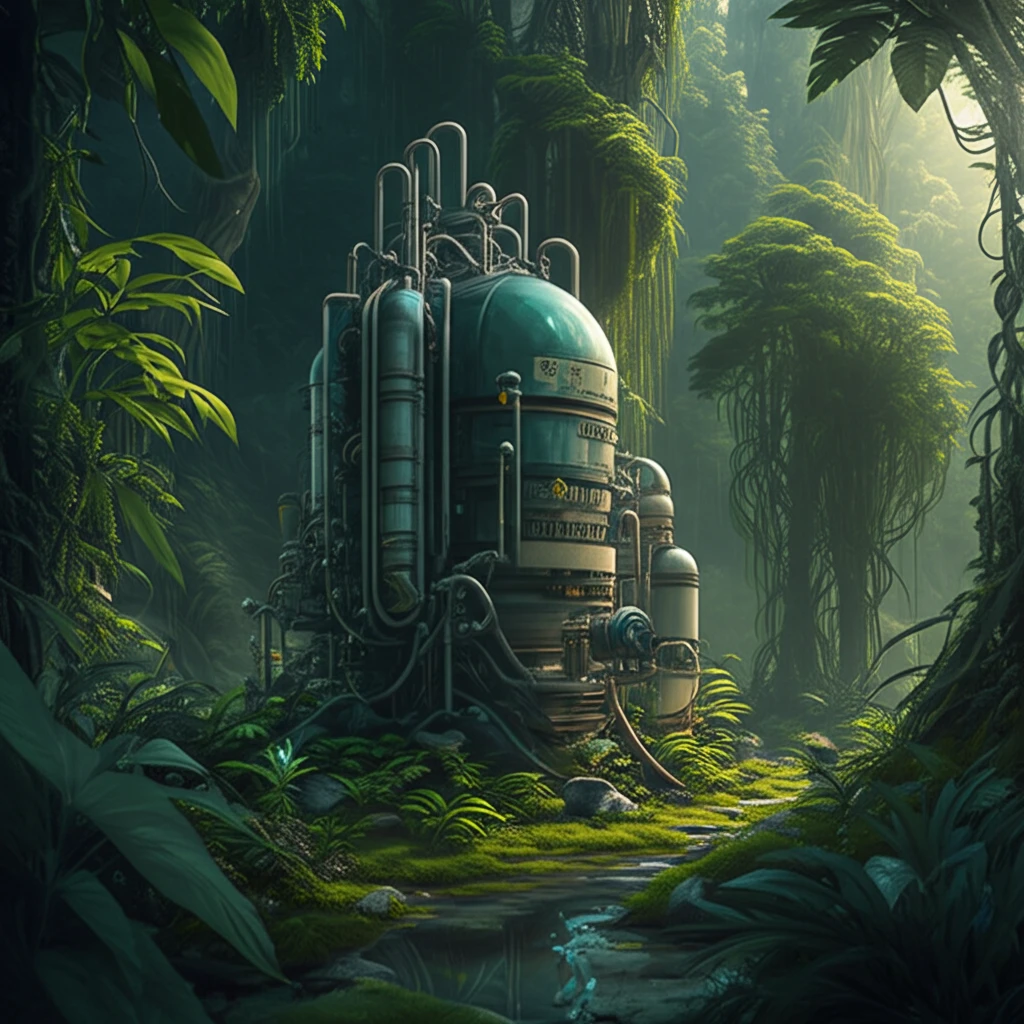 Carbon capture technology coexisting with nature