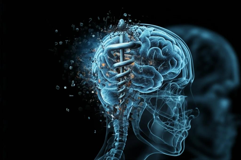 Surreal illustration of a brain symbolizing the complexities of MS treatment.
