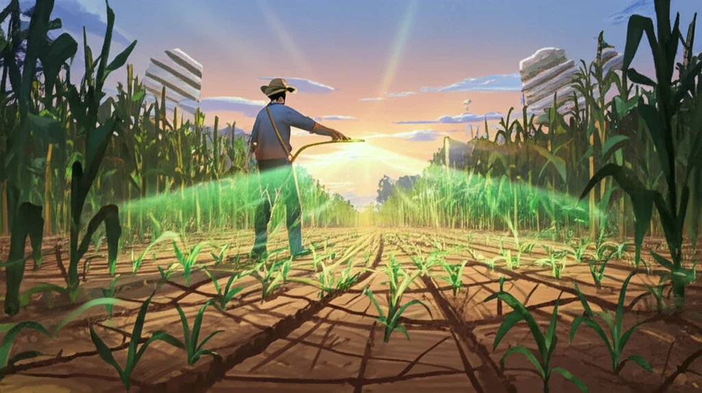 Revitalized cornfield through foliar feeding