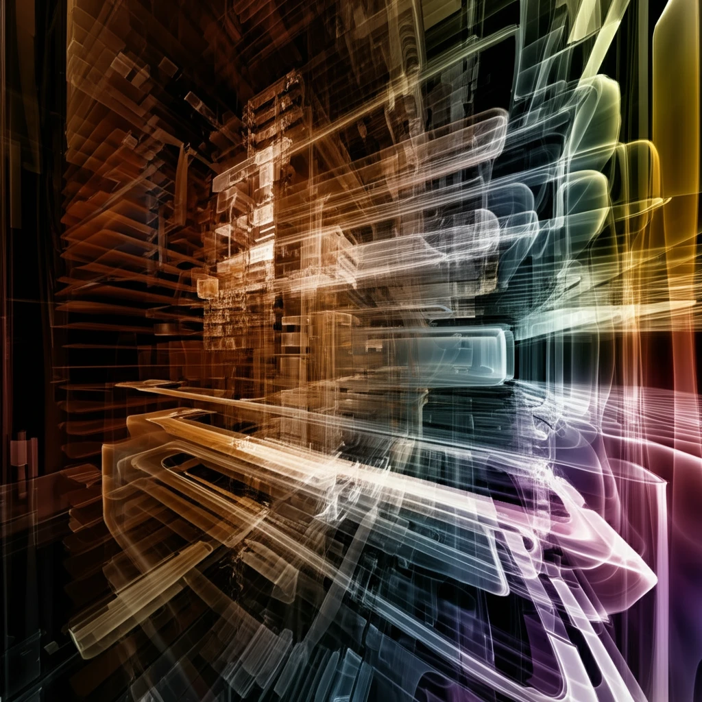 Squeezed light through an optical device