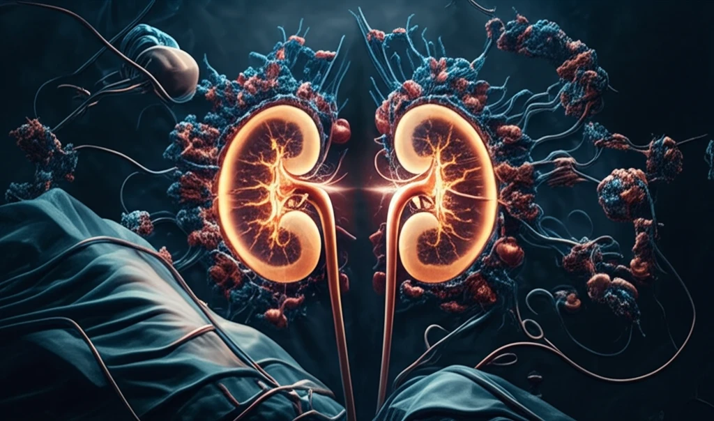 Laparoscopic Adrenalectomy Illustration