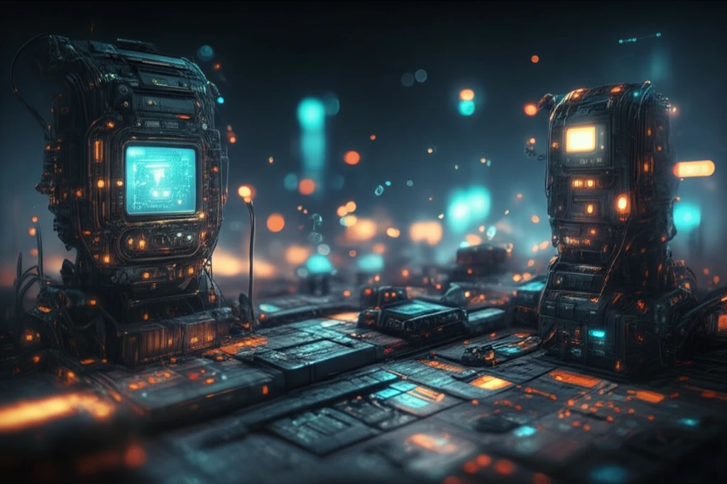 Surreal illustration of a concurrent system.