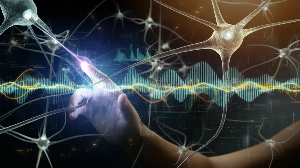 Interconnected neurons firing in a hand.