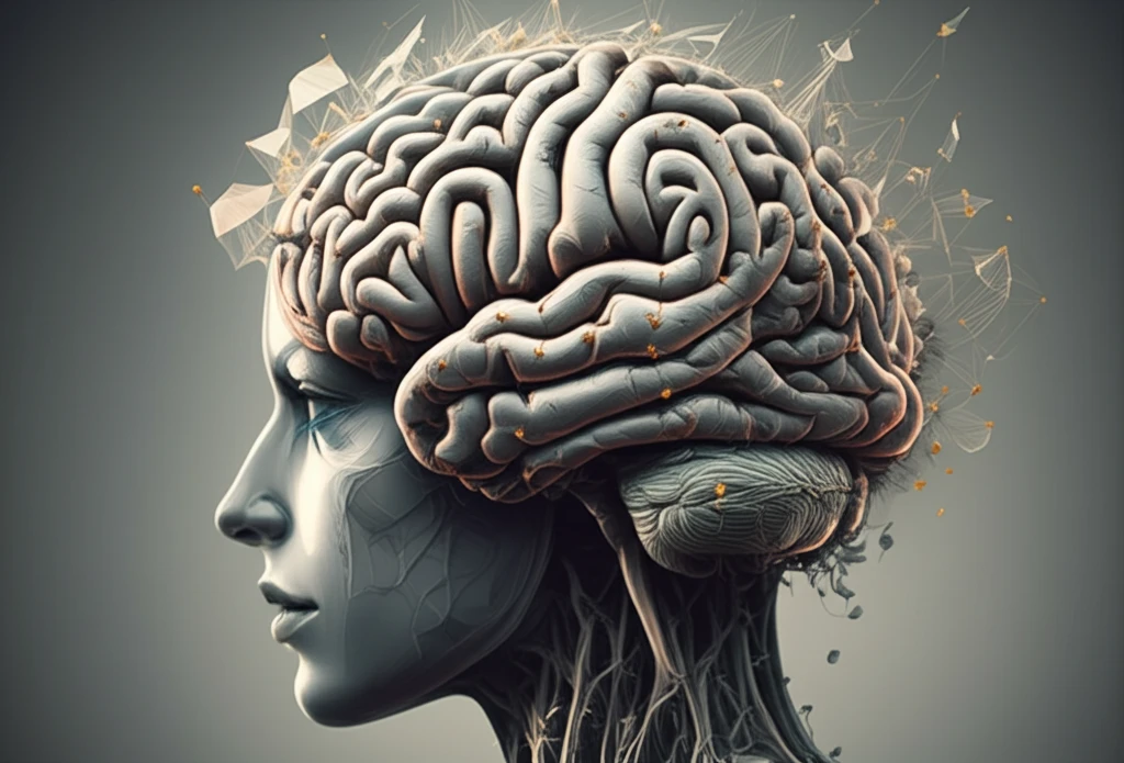 Brain network illustration representing face-name memory.