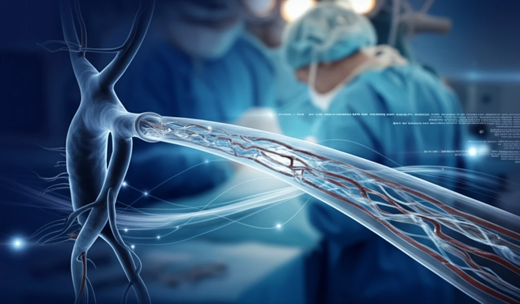 Illustration of healthy carotid artery representing TCAR benefits