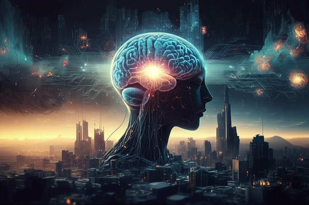 AI brain optimizing big data streams