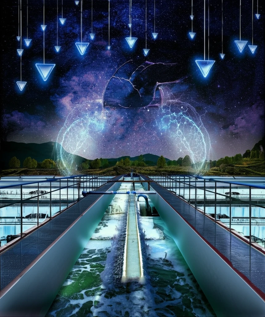 Wastewater Treatment Plant with Redox Sensors