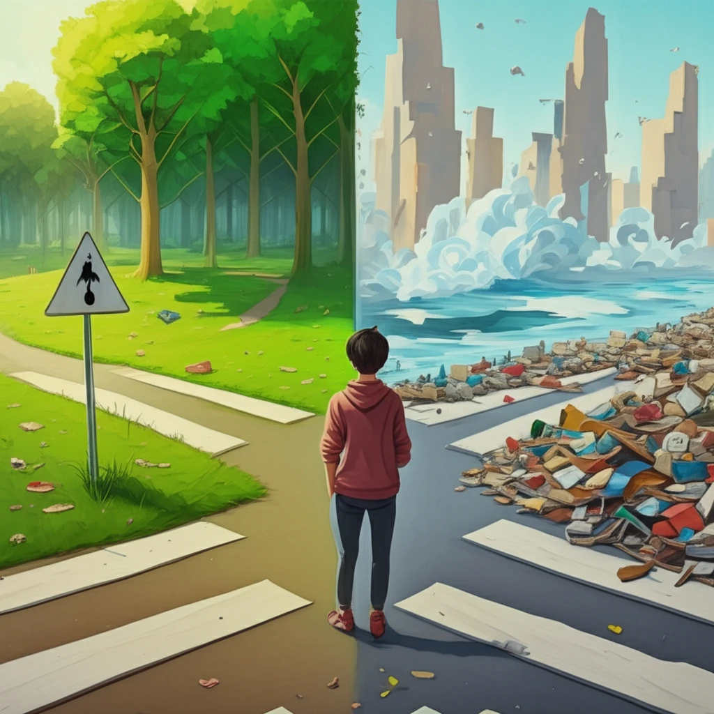 Crossroads of Sustainability: Choosing the Path to a Greener Future