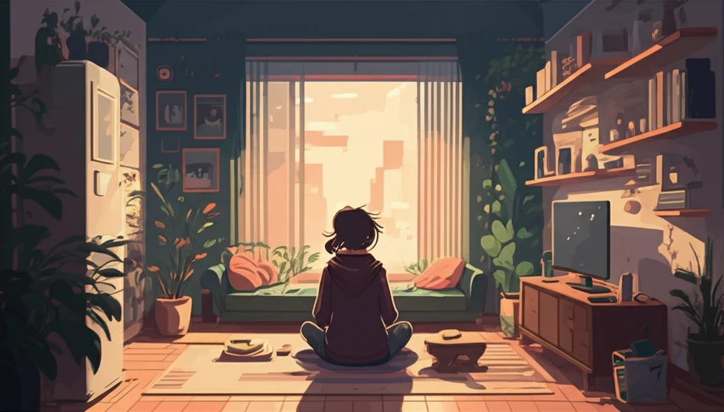 Serene living space personalized for mental wellness.