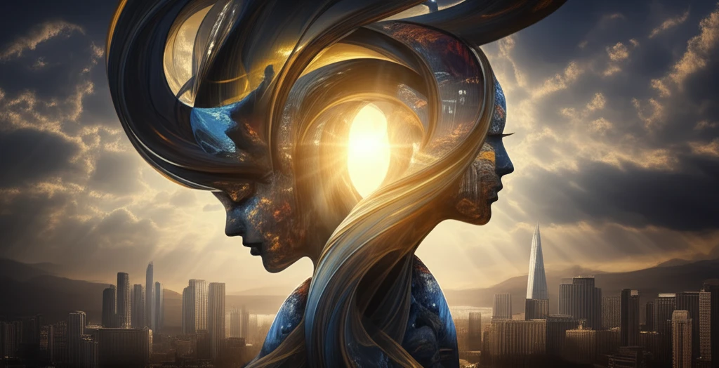 Symbolic illustration of hope and support for people living with HIV/AIDS.