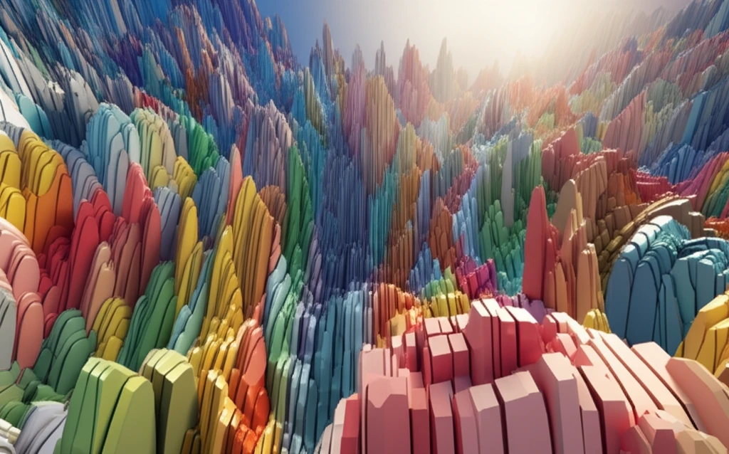 Nanoscale city created by self-assembling block copolymers on a curved surface.