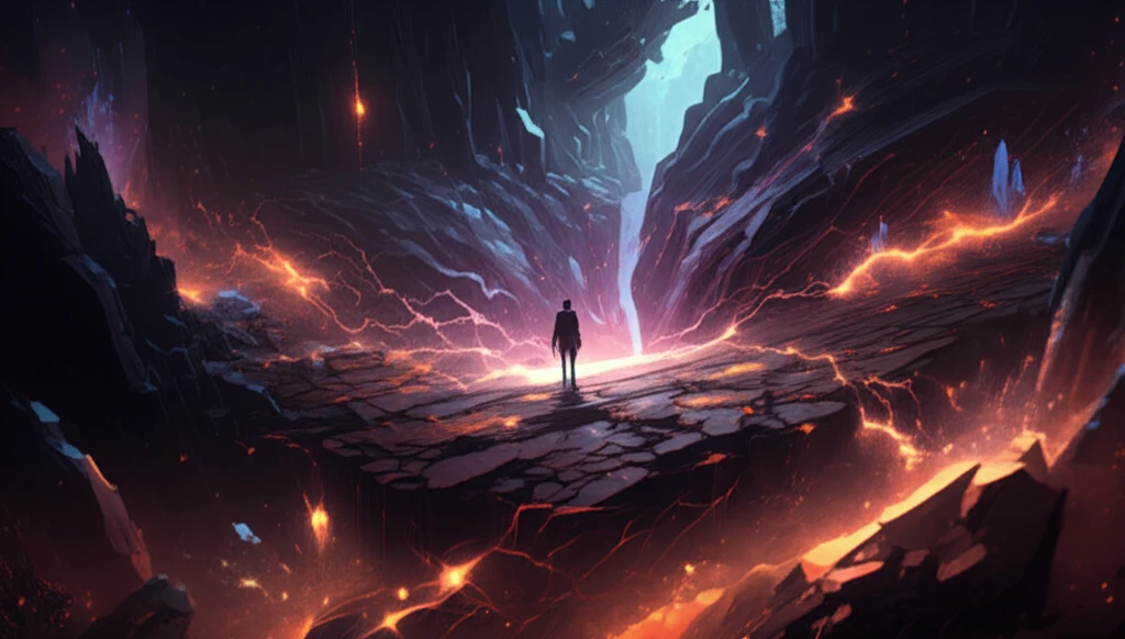 Electromagnetic waves reveal hidden mineral deposits beneath the surface.