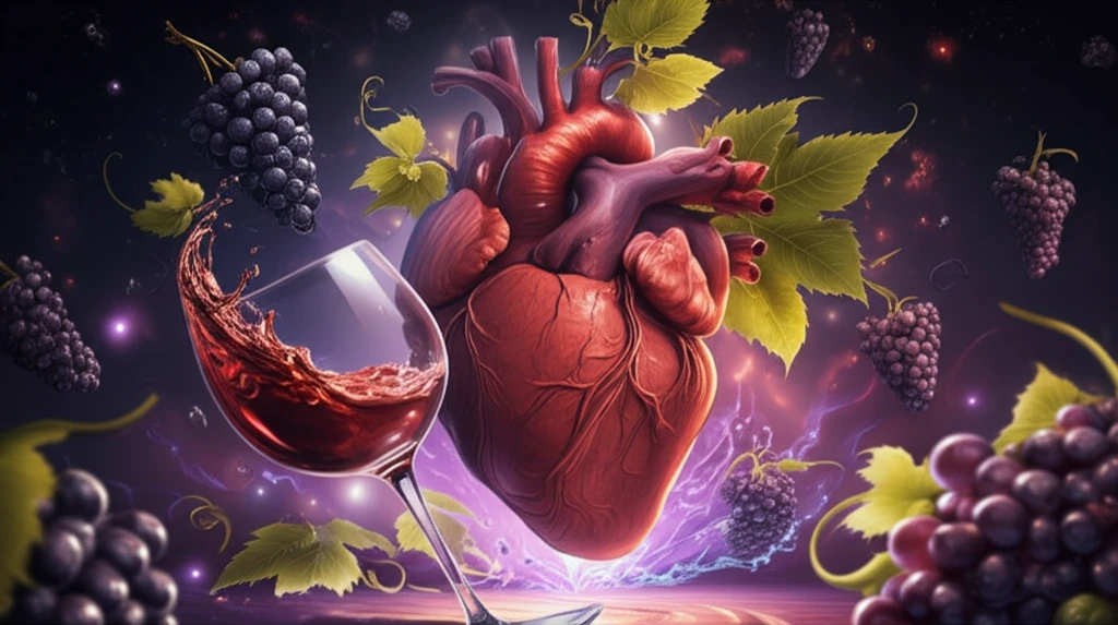 Heart protected by resveratrol antioxidants.