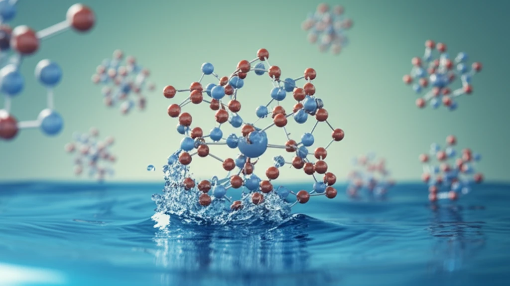 Wheel-like icosanuclear peroxotitanate catalyst in water, digital illustration
