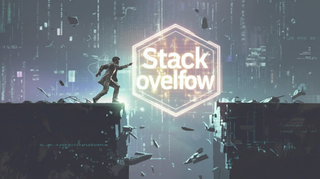 Chinese programmer overcoming language barrier with AI tool to access Stack Overflow.