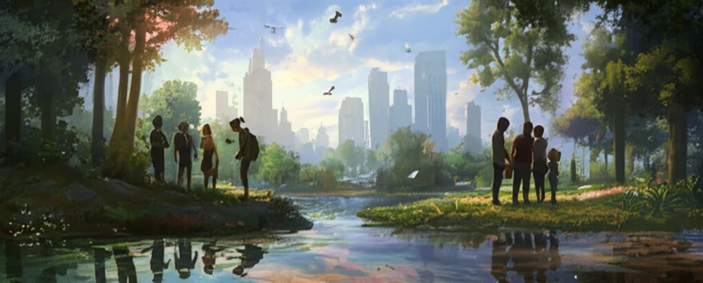 Urban Lake Juxtaposition: Pollution and Restoration