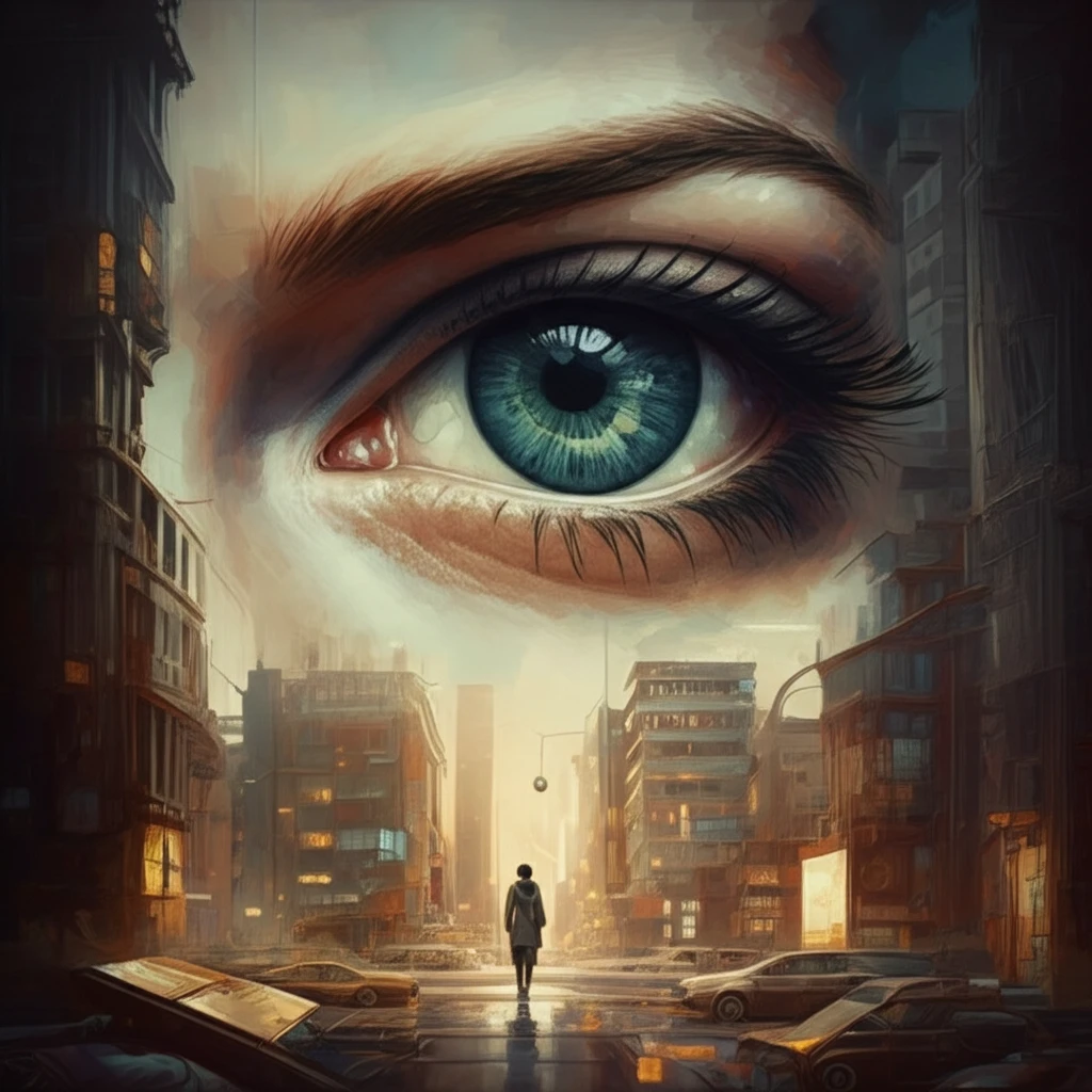 Diverse AI interpretations of a landscape, selected by a human eye.