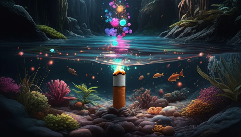 Cigarette butts transforming into carbon dots