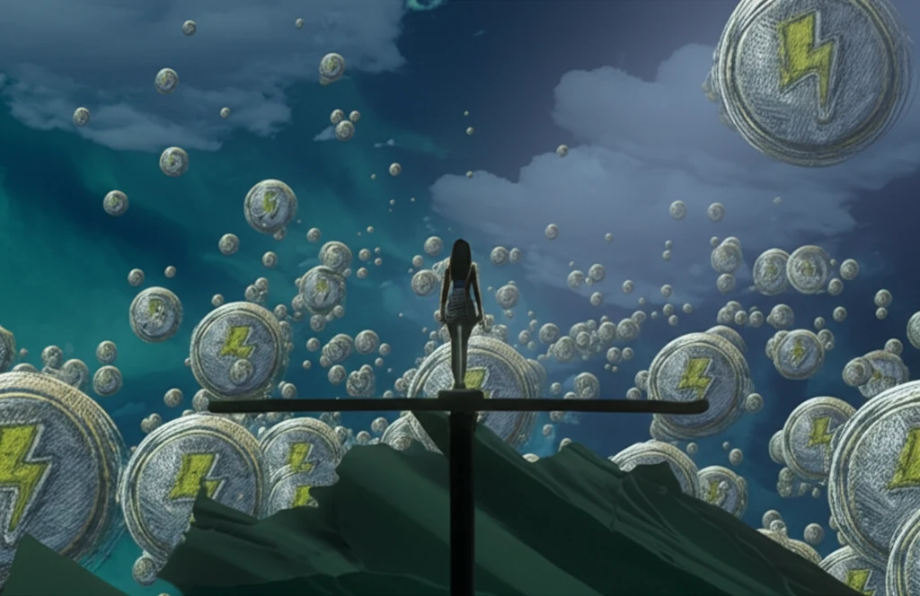 Balancing Hormones: A surreal illustration representing the concept of hormonal balance and well-being.