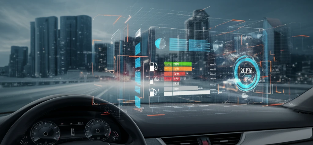 Concept of eco-driving technology integration in vehicles.