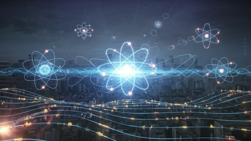 Surreal illustration of atomic magnetometers impact on science and technology.