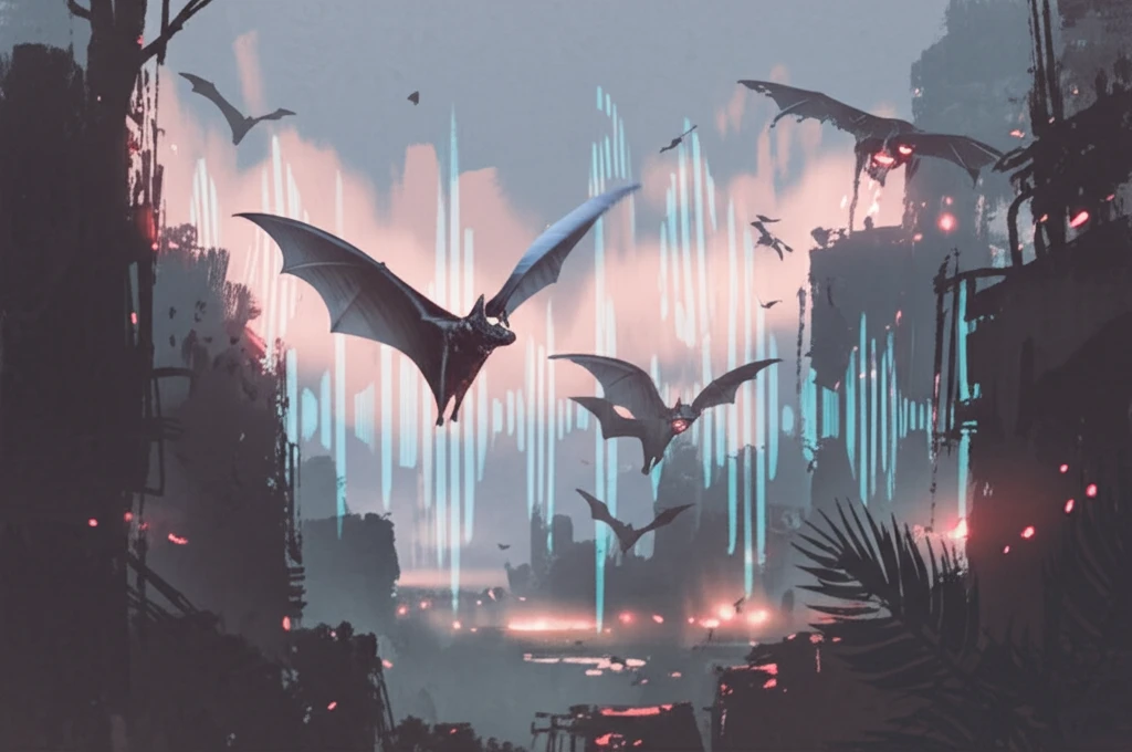 Grey-headed flying-foxes in an urban environment disrupted by noise.
