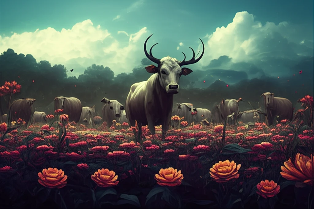 Toxic flowering plants in a Brazilian field subtly poisoning livestock.