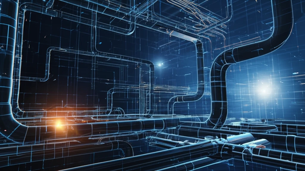 Data-driven pipeline network enhanced by sensitivity analysis