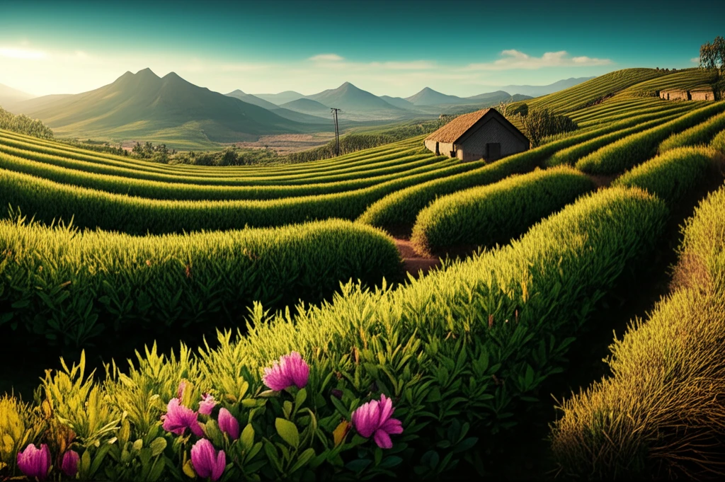 Sustainable Rooibos Tea Fields in South Africa