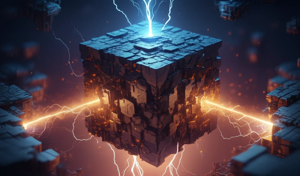 Plasma hitting Tungsten Block