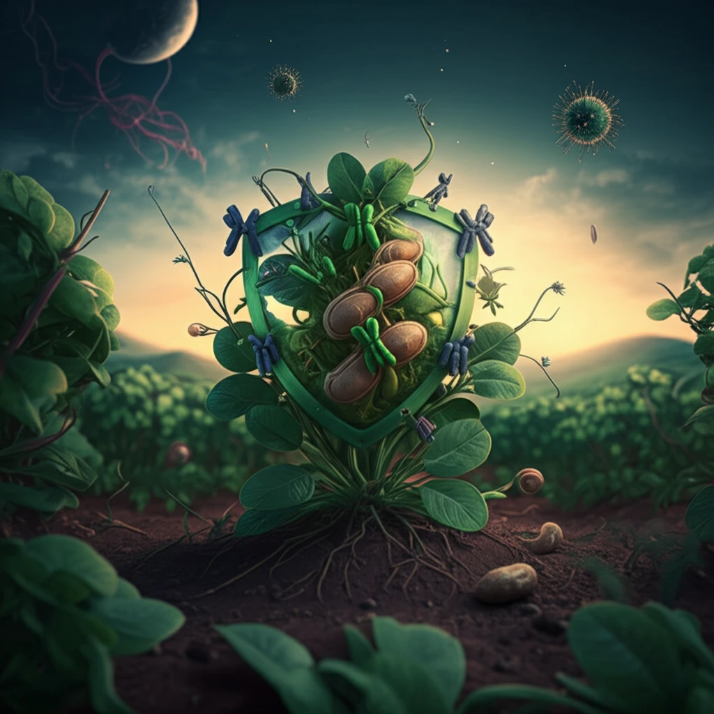 Antibodies protect peanut plant from viruses